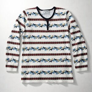 Western Vintage Side Saddle Horse Graphic Henley Shirt Ranchcore